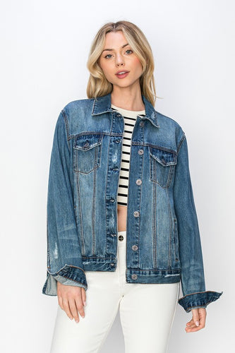 Classic Denim Jacket (Dark)