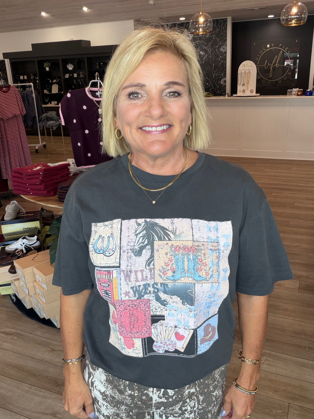Cowboy Stamp Graphic Tee